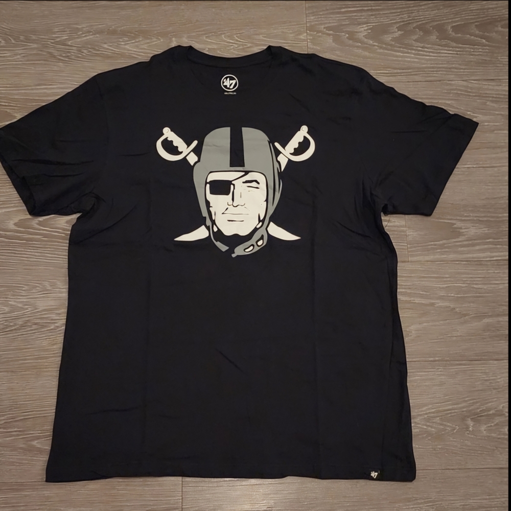 Raiders Bundle 2X T-shirt Black new with tags and Hat - Picture 9 of 9